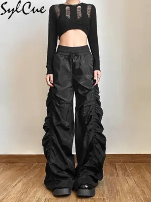 Image de Pantalon Large Tendance pour Femme - Style Décontracté & Confortable