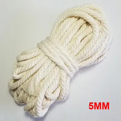 Image de Ficelle Macramé 100% Coton - Naturelle & Artisanale