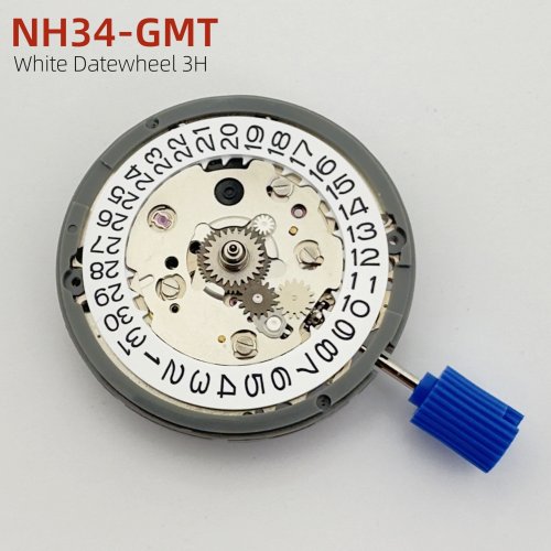 Immagine di Orologio Meccanico GMT Autentico Giapponese con Movimento NH34