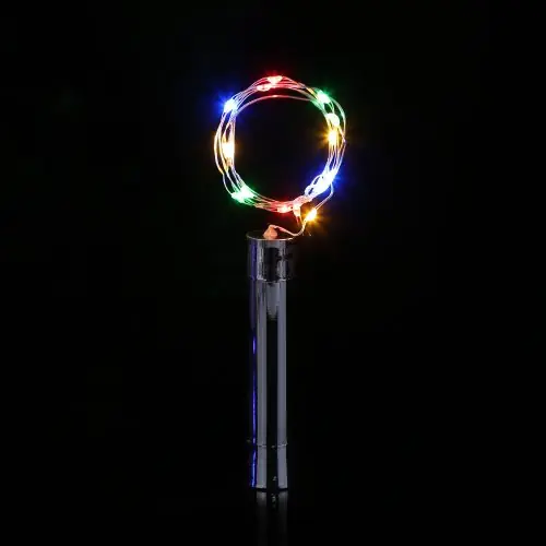 Image de Lumières LED en Forme de Liège pour Bouteille de Vin
