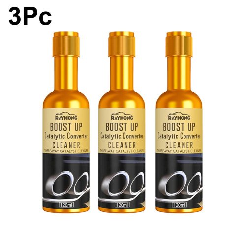 Imagen de Limpiador Natural para Catalizadores de Coche - Pack de 3 Unidades de 120ml para Mantenimiento del Motor y Aceleración Eficiente