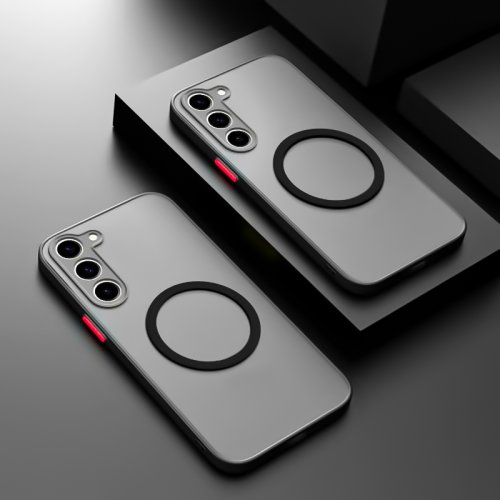 Afbeelding van Schokbestendig Armor Magnetische Case Voor Samsung A56 5G A36 A26 A16 A55 A35 A25 A15 A54 A34 A14 A53 A13 A52S Doorschijnendheid Telefoon Cover