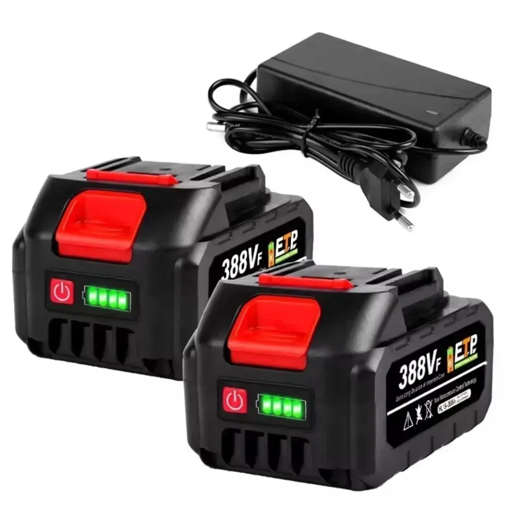 Image of High-Capacity 21V 15000mAh Rechargeable Lithium-Ion Battery for Makita 18V/21V Cordless Drills and Brushless Wrenches