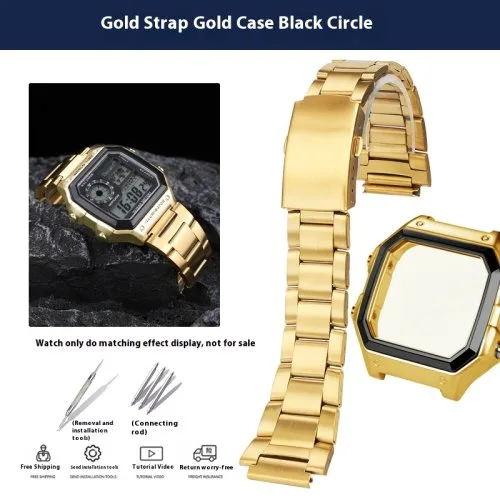 Gold case-band