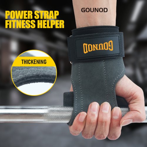 Image of Premium Cowhide Palm Protectors for Weightlifting, Gymnastics, and Fitness Training – Durable Grip Gloves for Men and Women