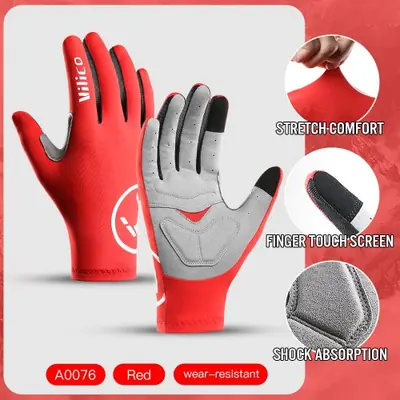 Image de Gants de Cyclisme Tactiles en Gel - Confort & Performance