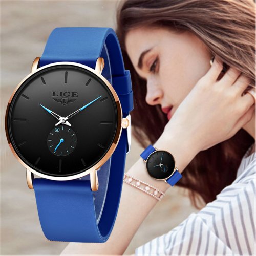 Image of Elegant Rose Gold Women's Quartz Watch – Luxury Business Timepiece for Modern Ladies
