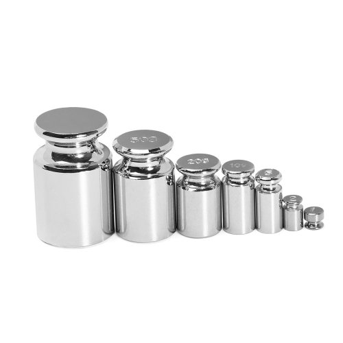 Image of Precision Chrome-Plated Calibration Weights Set – 1g, 2g, 5g, 10g, 20g, 50g, 100g for Digital Scales and Home Use