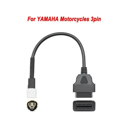Image de Connecteur OBD2 Moto 3/4/6 Broches - Adaptateur Universel