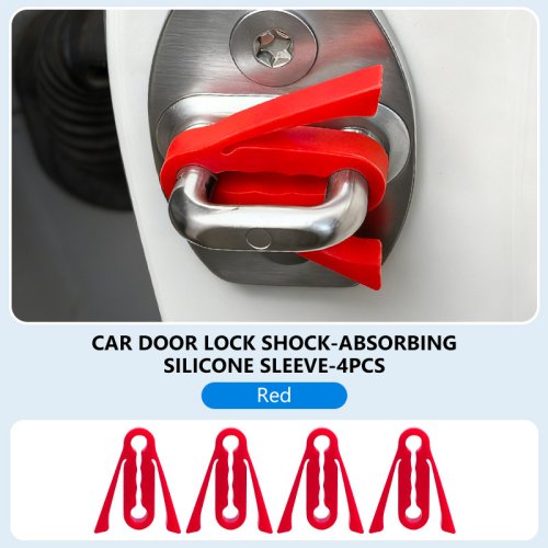 Ammortizzatore per Portiera Auto Universale con Fibbia - Cuscino Smorzatore Insonorizzato e Tampone Antivibrante per Tutti i Veicoli