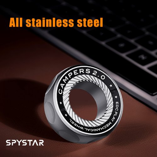 Zdjęcie Spystar Mechanik Pierścień Akapit Fidget Spinner Gyro Ratchet Magnetyczny Metalowy Antystresowy – Zabawka dla Dorosłych, Biurko EDC