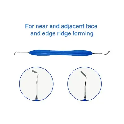 Image de Outil de Remplissage Dentaire en Résine - Spatule Double Extrémité