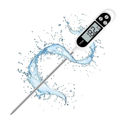 Imagen de Termómetro Digital de Cocina con Sonda para Carne, Lectura Instantánea y Pantalla LCD - Ideal para Barbacoas, Asados y Cocina Precisa