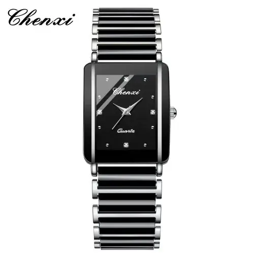 Image de Montres de Couple Élégantes en Céramique - cadeau parfait