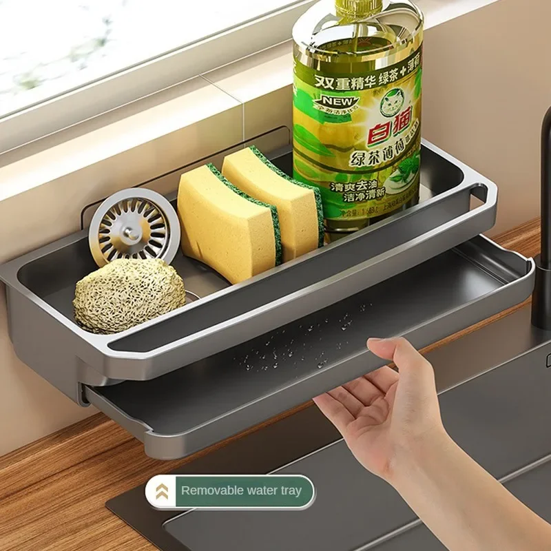 Imagen de Organizador de Fregadero con Escurridor Autodrenante