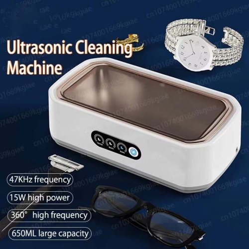 Bild von Ultraschallreiniger 650ml – Schnell & Effektiv für Schmuck, Brillen & Mehr