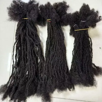 Image de Extensions Sisterlocks 2mm en Cheveux Naturels - Aspect Naturel