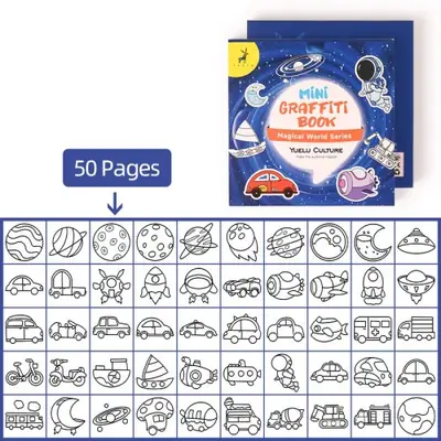 Image de Livre de Coloriage Enfants - 50 Pages Doodle Animé
