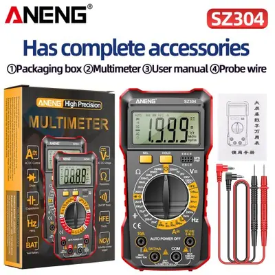 Image de Multimètre Numérique ANENG SZ304 True RMS - Précision Ultra-Haute