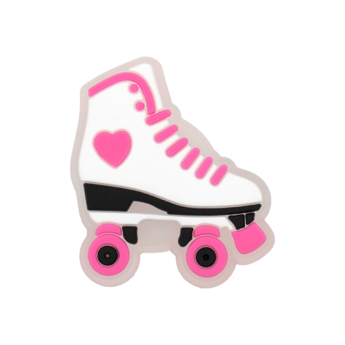 Bild von Leuchtende Rosa LED Schuh-Charms – Niedliche Tiere & Weihnachtsbaum