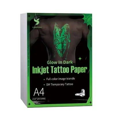 Image de Tatouages Lumineux Imprimables - 10 Feuilles A4 pour Enfants