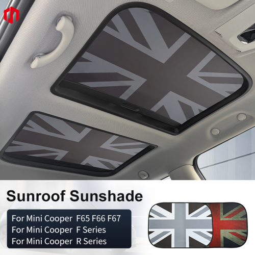 Imagen de Cubierta de parasol para techo solar de coche, Protector solar para Mini Cooper F56 F60 F55 R56 R60 F65 F66, accesorios plegables aislados de calor UV