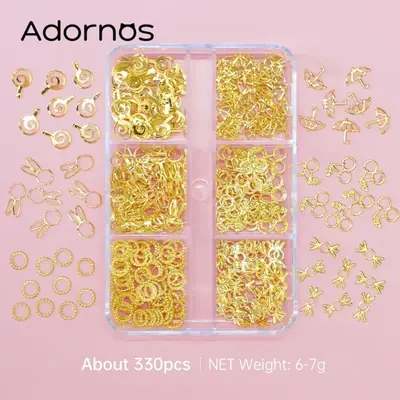 Image de Kit Créatif Papillon & Étoiles - 550 Pièces pour Bijoux et Nail Art