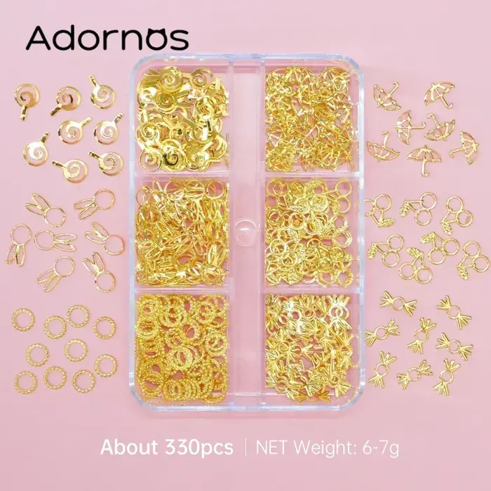 Image de Kit Créatif Papillon & Étoiles - 550 Pièces pour Bijoux et Nail Art