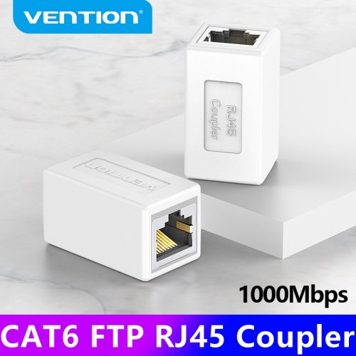 Image de Adaptateur RJ45 Femelle à Femelle - Extension Ethernet Cat6 Gigabit