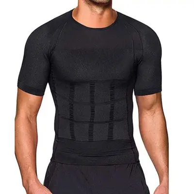 Image de Chemise de Compression Homme - Minceur Ventre & Gynécomastie