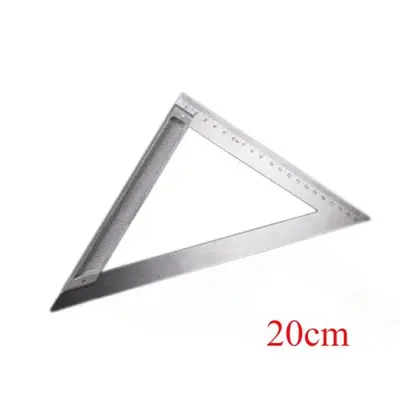 Image de Règle Triangulaire 7 Pouces - Précision en Un Coup d'Œil