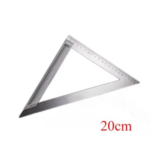 Image de Règle Triangulaire 7 Pouces - Précision en Un Coup d'Œil