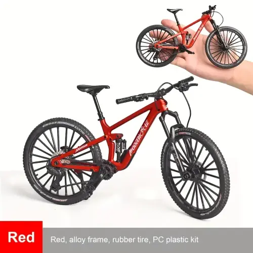 Image de Mini Vélo Métal 1:8 - Modèle Réduit avec Amortisseur