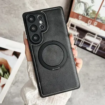Image de Étui Luxe Cuir Magnétique pour Samsung S25 Ultra & Plus