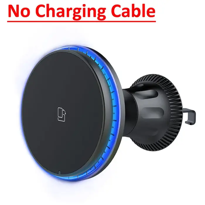 Image de Chargeur magnétique voiture RGB pour iPhone 12-15 Pro Max