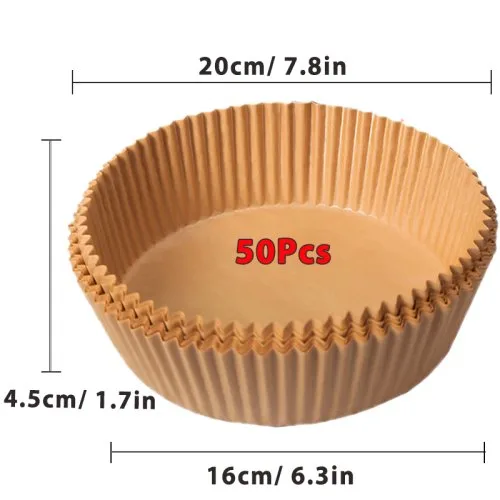 Marrón 50Pcs-16cm