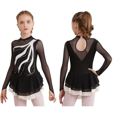 Image de Robe de Patinage sur Glace - Tutu Ballet Élégant