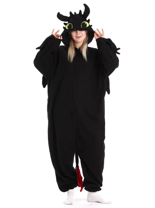 Image de Pyjama Kigurumi Dragon Adulte - Combinaison Animaux Hiver & Cosplay