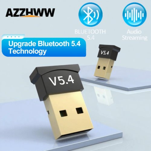 Afbeelding van Bluetooth USB-adapter 5.4 – Draadloos audio voor PC en laptop