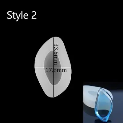 Image de Moule Silicone Goutte d'Eau pour Résine Époxy - Création de Bijoux DIY