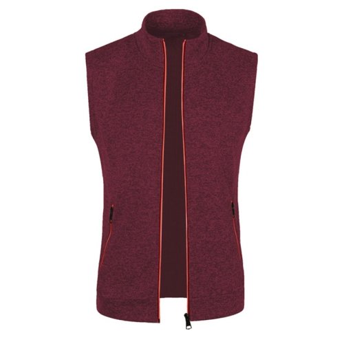 Imagen de Abrigos sin mangas con cremallera para hombre, suéteres de cuello alto para exteriores, ropa de call...