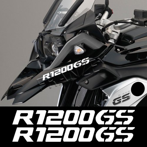 Image of Waterproof Front Fairing Decals for BMW R1200GS Adventure Motorcycle – Durable Vinyl Stickers for R1200GS LC, R1200R, and 1200GS Models