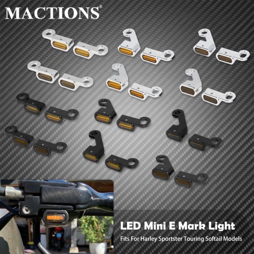 Imagen de Luz LED Intermitente E-Mark para Motocicleta