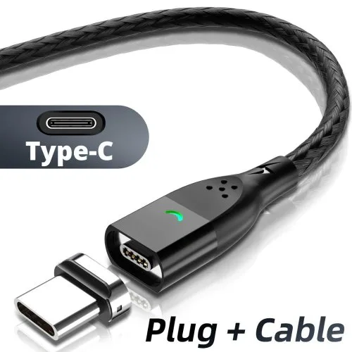 TypeC czarny kabel
