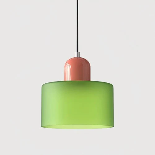 Verde sobre rosa