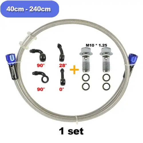 Image de Tuyau Hydraulique de Frein M10 pour Moto, ATV, Scooter et Quads