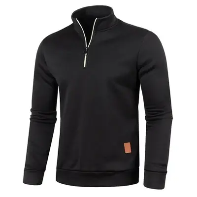 Image de Sweat-shirt Homme Col Roulé à Fermeture Éclair - Style Urbain