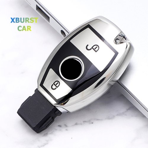 Zdjęcie 2/3 przyciski do Mercedes Benz A B G R Class GLA GLK W176 W204 W251 W463 Miękkie etui z TPU na pilota samochodowego Akcesoria