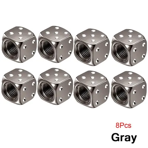 8Pcs Grey