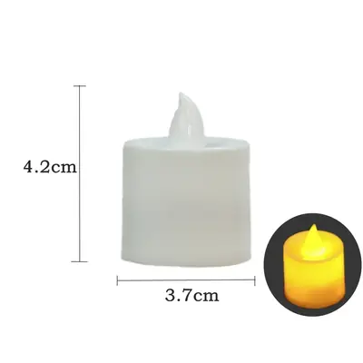 Image de Bougie LED sans flamme - Éclairage décoratif scintillant